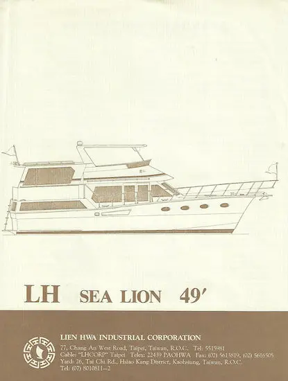 Lien Hwa Sea Lion 49 Cruiser Brochure 1