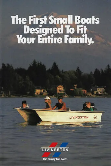 Livingston 1986 Fishing And Cruising Boat Brochure 1