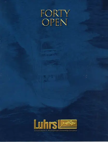 Luhrs 40 Open Fisherman Brochure 1