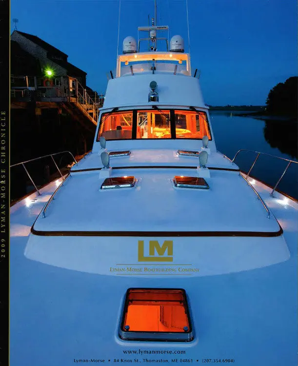 Lyman-Morse Yacht Newsletter 2009 1