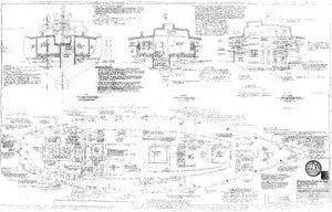 Mason 43 Deck Layout And Hull Section Drawings 1