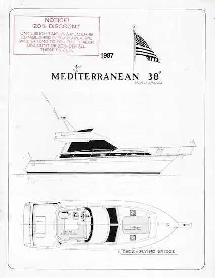 Mediterranean 38 Express Equipment Brochure 1