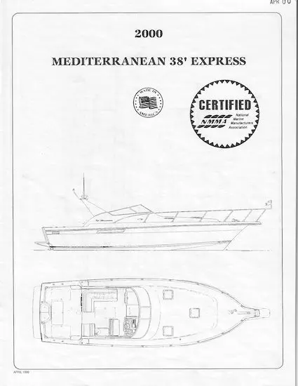 Mediterranean 38 Express Yacht Specifications 1