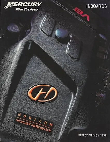 Mercury 2000 Mercruiser Inboard Engine Brochure 1