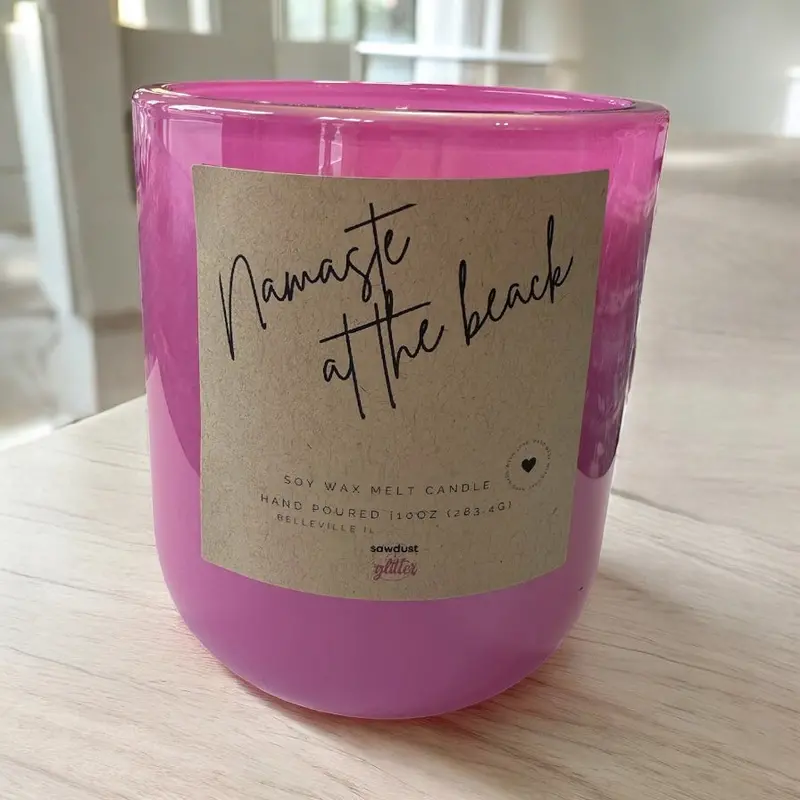 Namaste At The Beach Candle 1