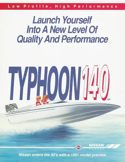 Nissan Typhoon 140 Inboard-Outboard Brochure 1