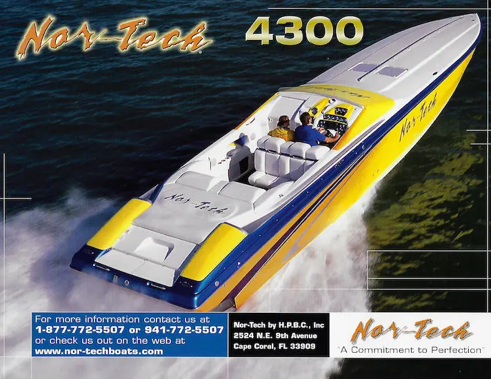 Nor-Tech 4300 High-Performance Powerboat Brochure 1