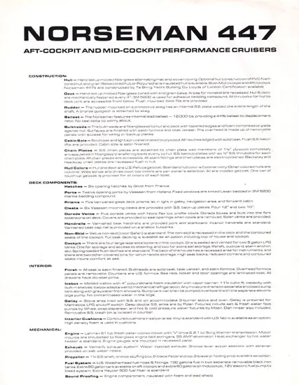 Norseman 447 Engineering & Layout Brochure 1