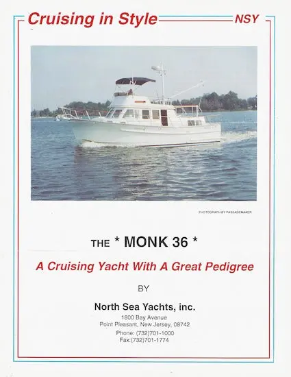 North Sea Monk 36 Performance Yacht Brochure 1