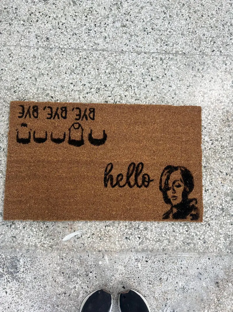 Nostalgic Welcome Door Mat 1