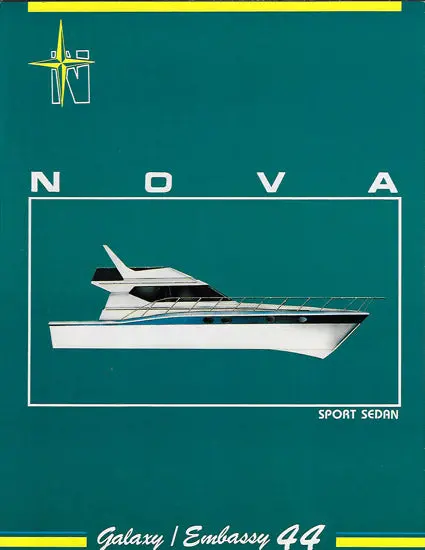 Nova Galaxy / Embassy 44 Sedan Yacht Brochure 1