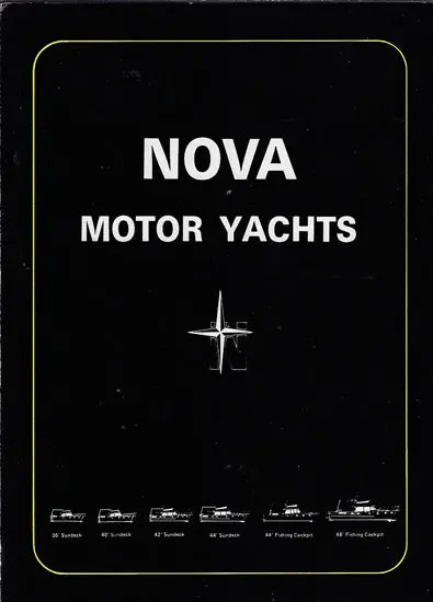 Nova Sundeck And Fishing Cockpit Design Brochure 1