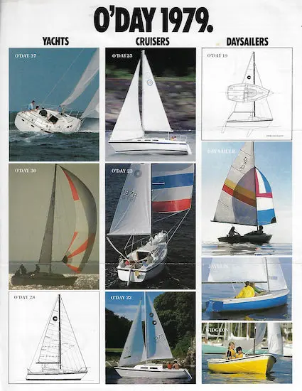 O'Day Sailboat Brochure – 1979 Edition 1