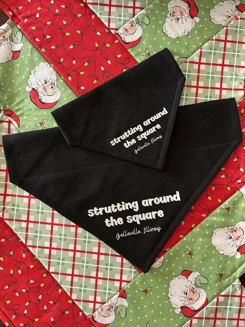 Over-The-Collar Bandana – Strutting In Belleville Design 1