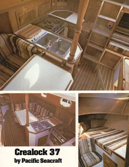 Pacific Seacraft Crealock 37 Interior Layout Guide 1