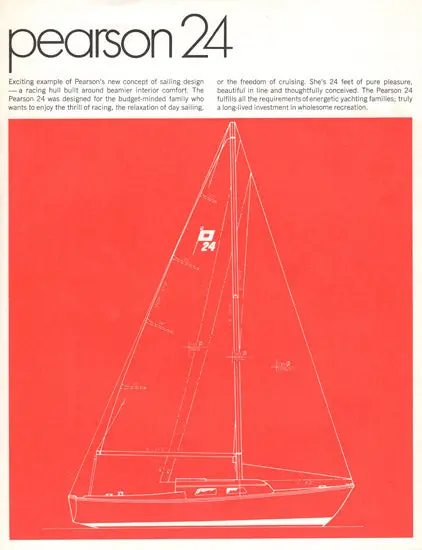 Pearson 24 Daysailer Brochure 1