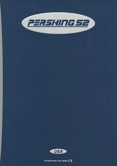 Pershing 52 Yacht Specification Guide – Us Market Release 1