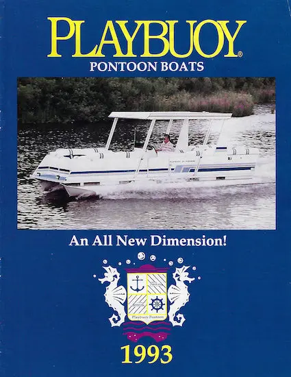 Playbuoy 1993 Pontoon Boat Brochure 1