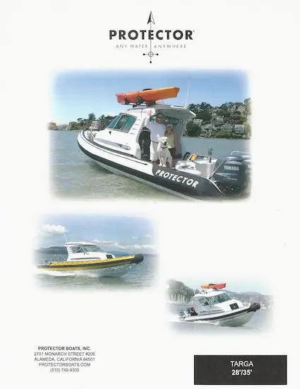 Rayglass Protector Targa 28 & 35 Dual-Model Brochure 1