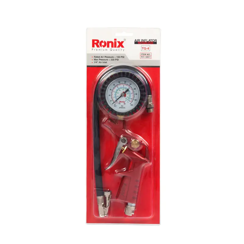 Rh6801 3-In-1 Air Inflation Gun – Tire, Ball & Bike Pump 1