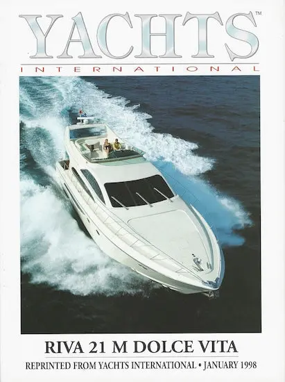 Riva 70 Dolce Vita Flybridge Yacht Brochure – Boat International Reprint 1