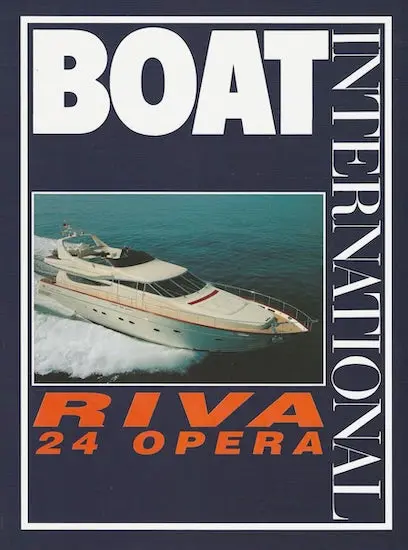 Riva 84 Opera (24-Meter) Superyacht Brochure – Boat International Reprint 1