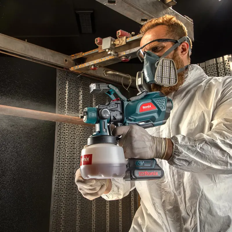 Ronix 8604 Cordless Spray Gun – 20V Precision Coating Applicator 1
