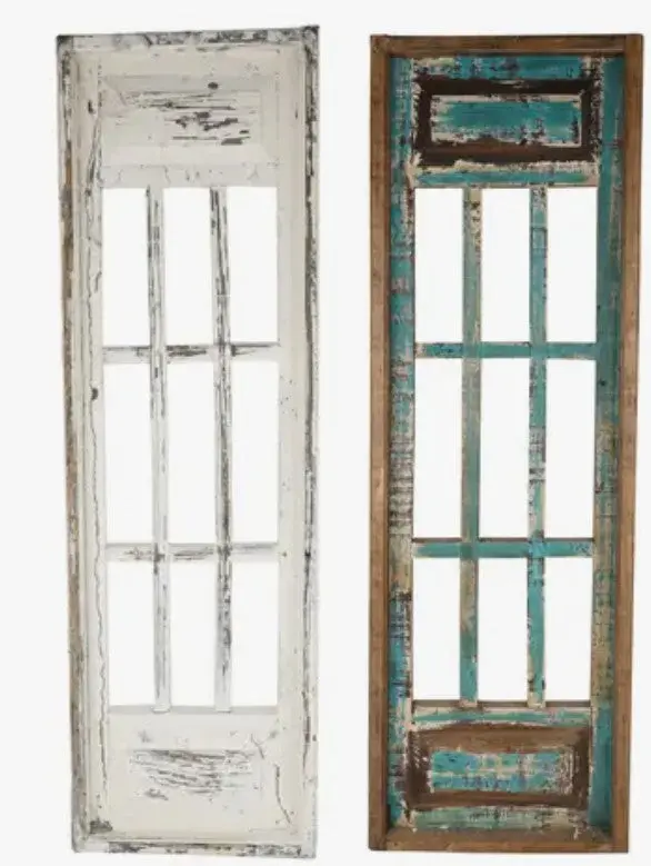 Rustic Farmhouse Window Frame Wall Decor 1
