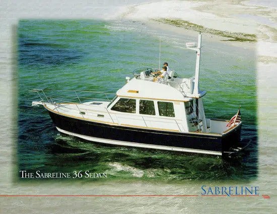 Sabreline 36 Sedan Yacht Brochure 1
