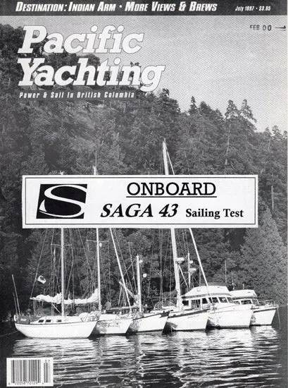 Saga 43 Yacht Feature – Pacific Yachting Magazine Reprint 1