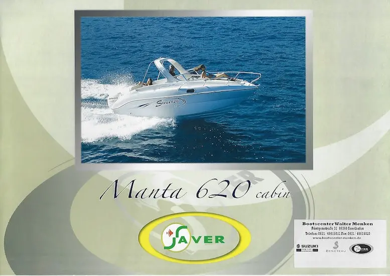 Savier Manta 620 Cabin Motorboat Brochure 1