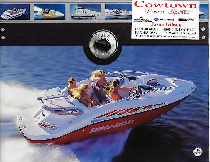 Sea-Doo 2004 Jet-Powered Sport Craft Brochure 1
