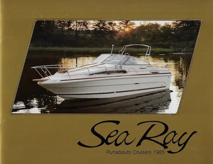 Sea Ray 1985 Runabout And Cruiser Line Brochure 1