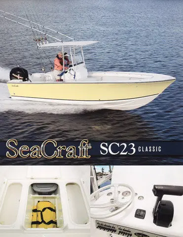 Seacraft Sc23 Classic Inboard Runabout Brochure 1