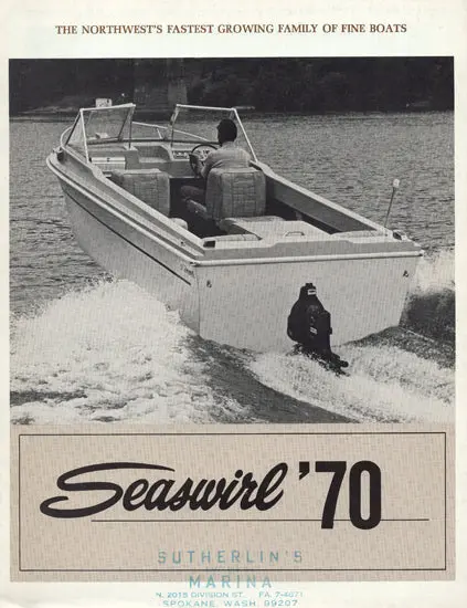 Seaswirl 1970 Center Console Brochure – Heritage Boat Overview 1
