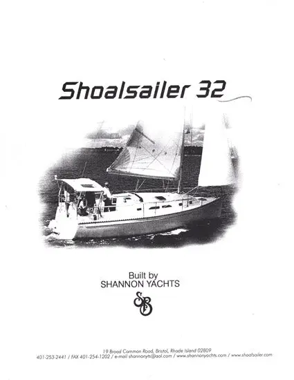 Shannon Shoalsailer 32 Coastal Cruiser Brochure 1