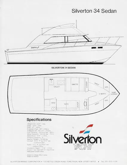 Silverton 34 Sedan – Full Model Brochure 1