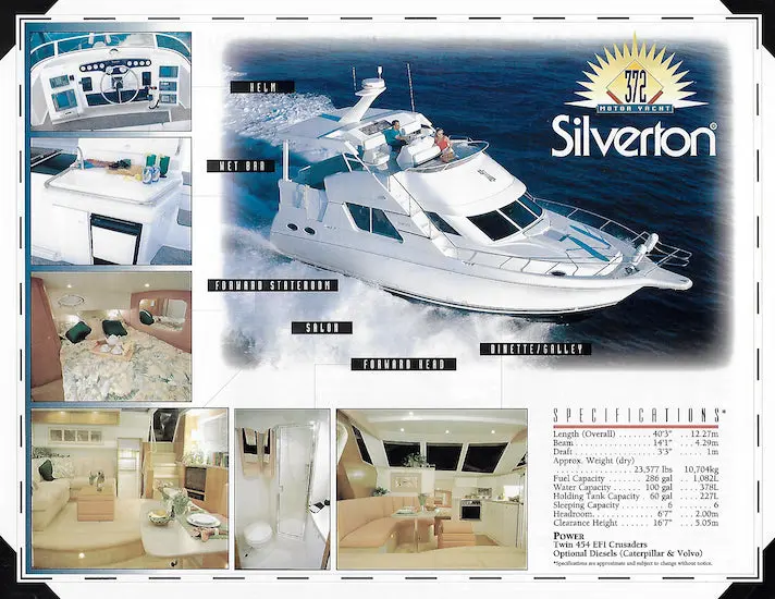 Silverton 372 Motor Yacht – Standard Brochure 1