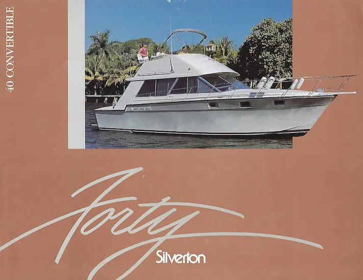 Silverton 40 Convertible Fishing And Cruising Brochure 1