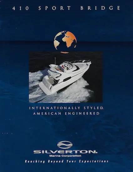 Silverton 410 Sport Bridge Yacht Promotional Brochure 1