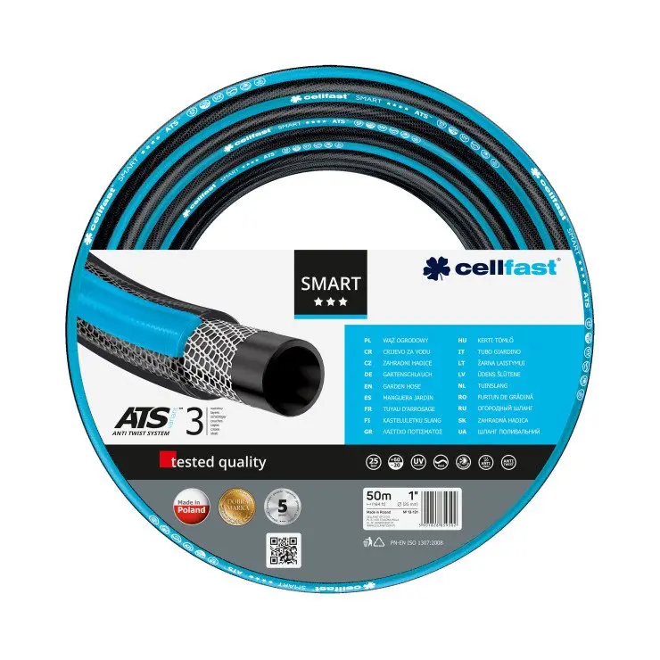 Smart Ats Variant™ Heavy-Duty 1-Inch × 50-Meter Garden Hose With Ats Technology 1