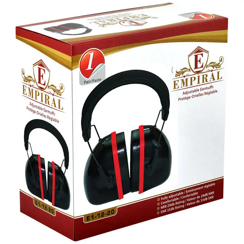Solo Ultra Stainless Steel Headband Ear Muffs With Abs Shell For Industrial Hearing Protection 1