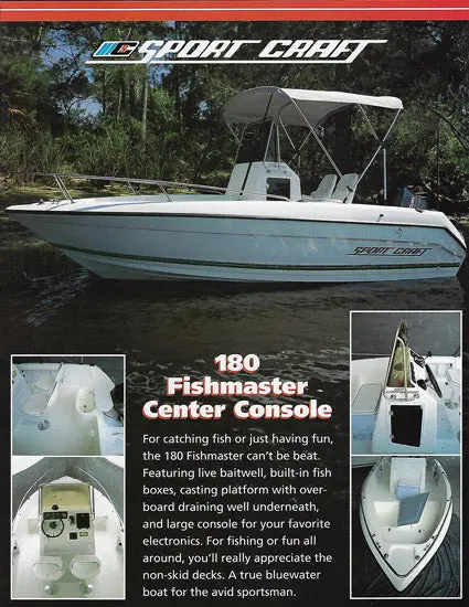 Sport Craft 180 Fishermaster Center Console Digital Brochure 1