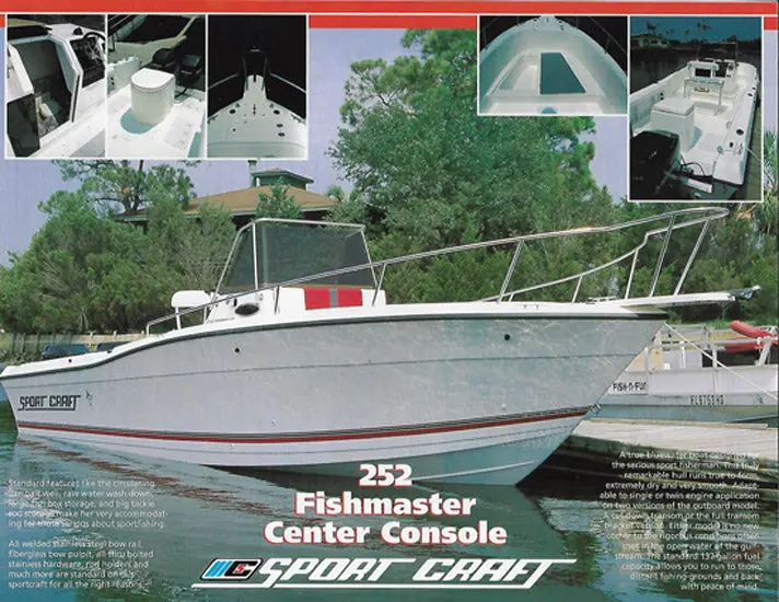 Sport Craft Fishmaster 252 Center Console Manual 1