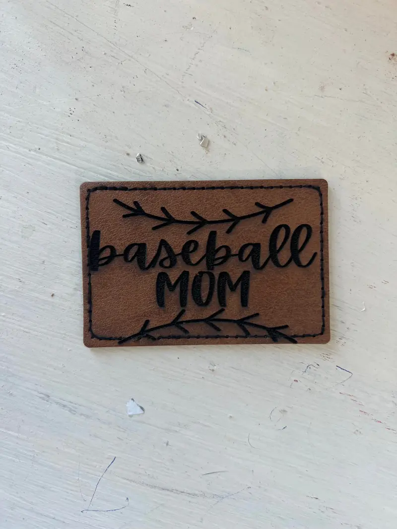 Sports Mom Motivational Hat Patch 1