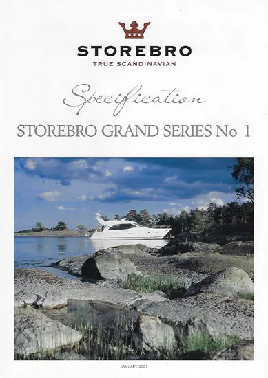 Storebro Grand Series Model 1 Detailed Spec Sheet 1