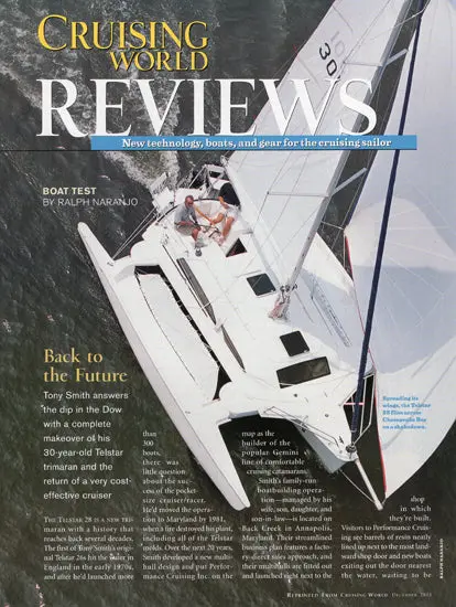 Telstar 28 Trimaran – Cruising World Magazine Feature Brochure 1