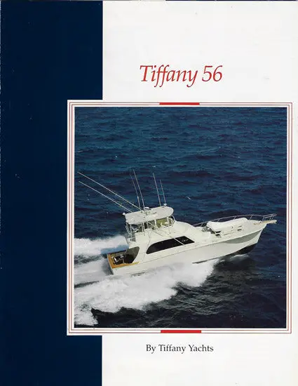 Tiffany 56 Luxury Motor Yacht Brochure 1