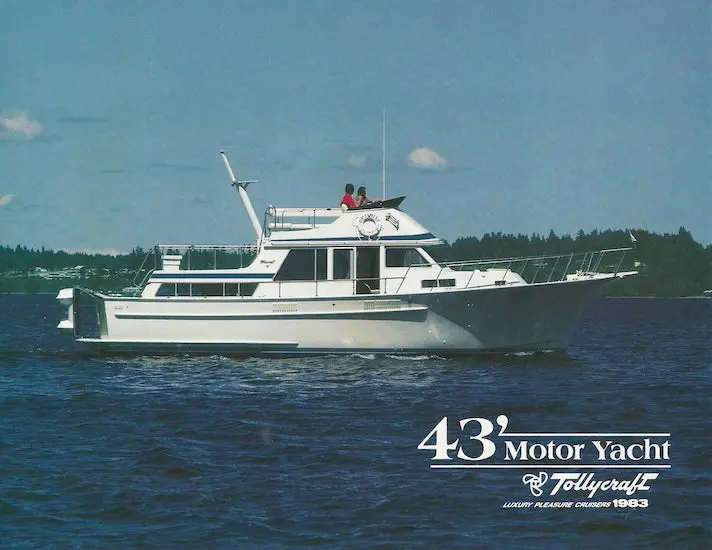 Tollycraft 43 Motor Yacht Brochure 1