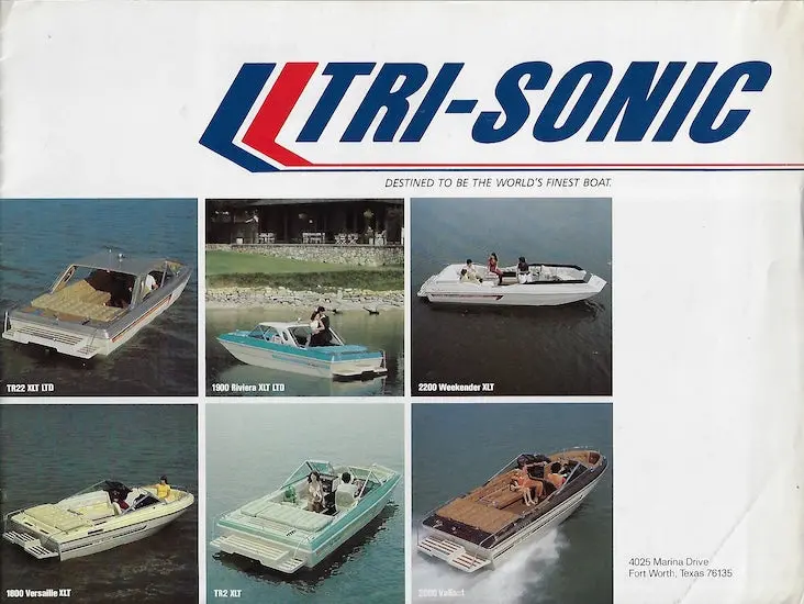 Tri Sonic Performance Boat Brochure 1